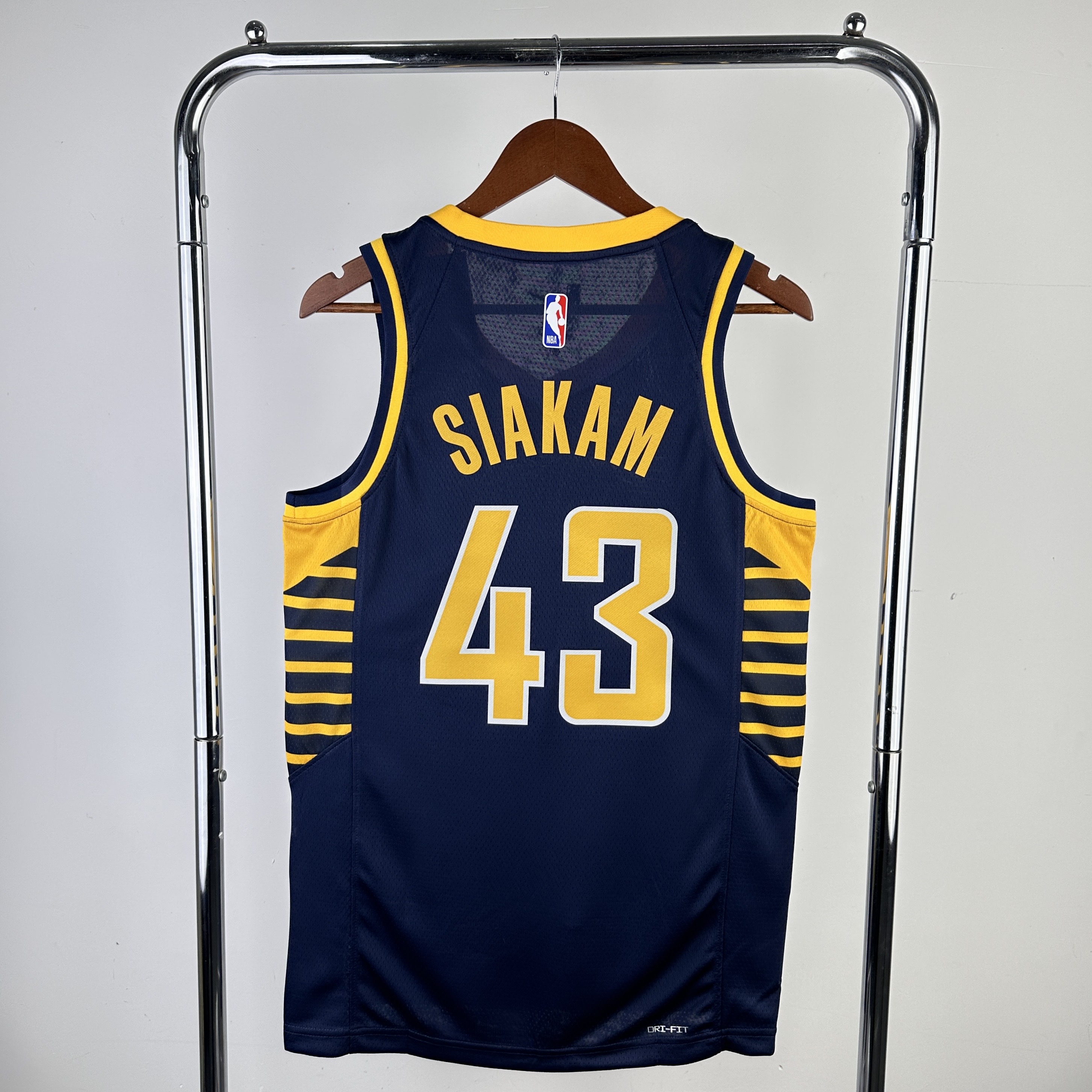 Men Indiana Pacers 43 Siakam Blue Season Nike 2024 NBA Jersey